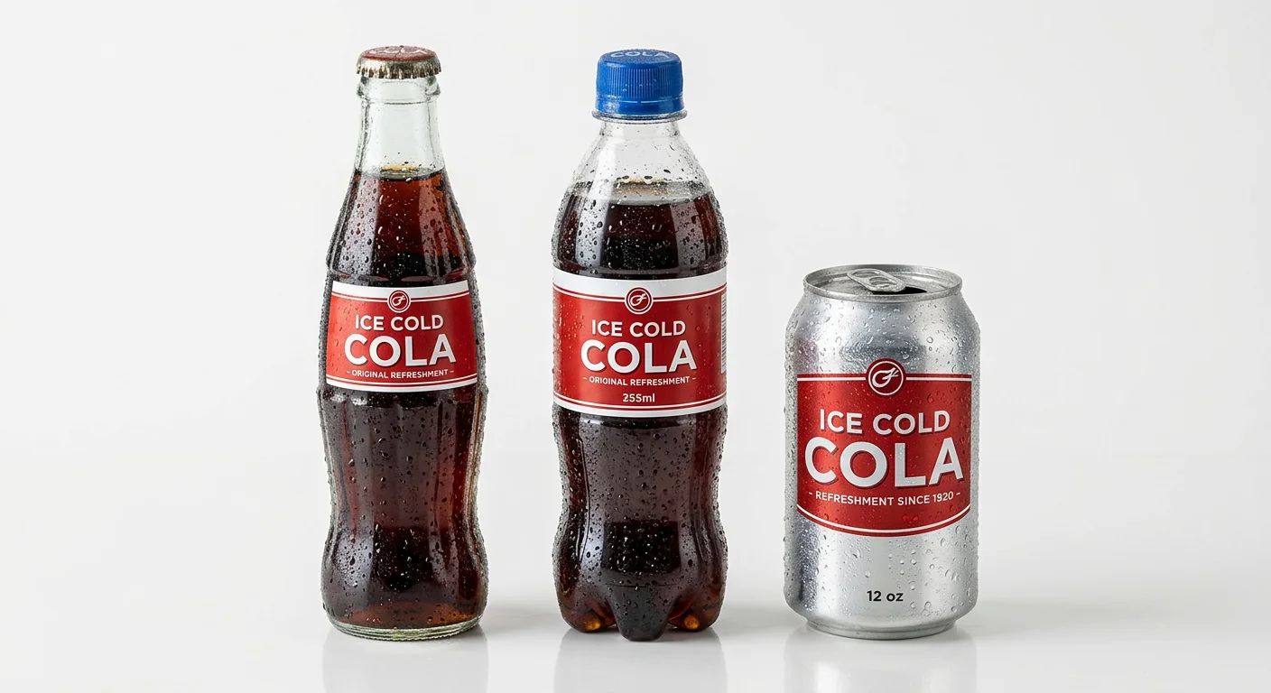 Soft Drink Taste Better in Glass Bottle