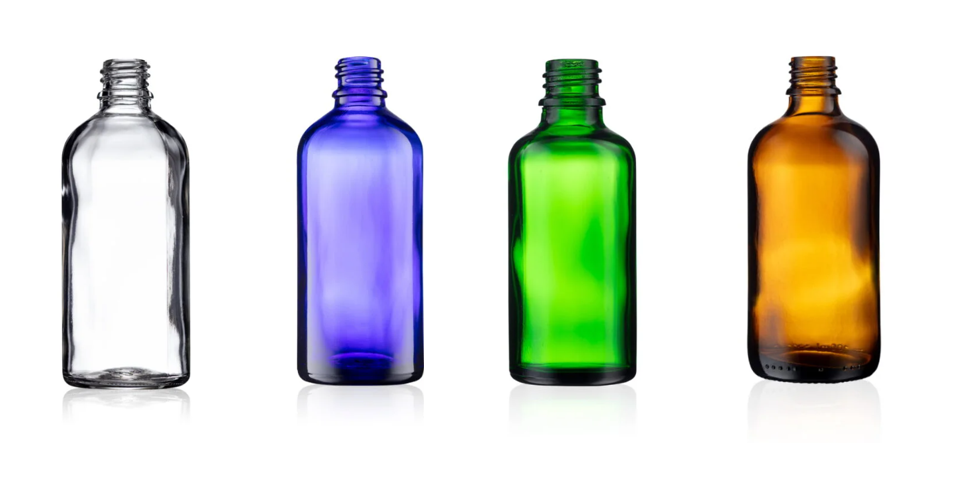 Blue vs. Amber Glass Bottles