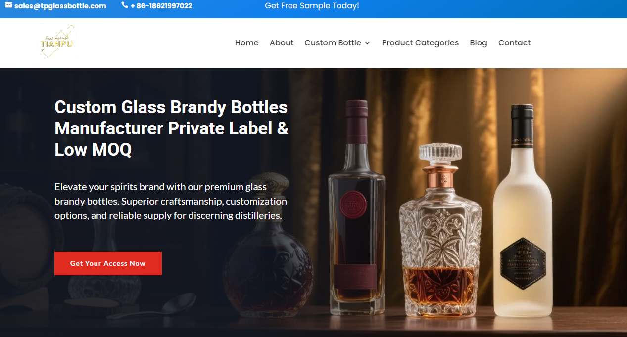 Brandy Bottles Manufacturer